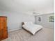 Serene main bedroom with neutral carpet, ceiling fan, and two windows at 2685 Hearthstone Cir, Marietta, GA 30062