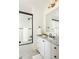 Charming bathroom with a tub/shower combo, marble countertop, and classic fixtures at 77 Delmont Ne Dr, Atlanta, GA 30305