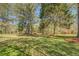 Expansive, grassy backyard shaded by mature trees, creating a serene outdoor space at 460 Haynes Creek Circle, Oxford, GA 30054