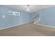 Basement features stairs, a window, and recessed lighting at 6206 Carriage Gate Se Ln # 6, Mableton, GA 30126