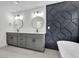 Elegant bathroom with a double vanity and stylish decor, offering a luxurious and functional space at 9429 Golfview Pt, Villa Rica, GA 30180