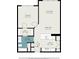 Detailed floor plan showcasing the layout of the home at 955 Juniper St # 3026, Atlanta, GA 30309