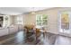 Breakfast nook with hardwood floors and natural light at 1318 Avington Glen Dr, Lawrenceville, GA 30045