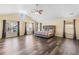 Spacious main bedroom with hardwood floors, vaulted ceilings and plenty of natural light at 1318 Avington Glen Dr, Lawrenceville, GA 30045