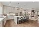 Open-concept kitchen features a large island and stainless steel appliances at 2235 Chestnut Pass, Decatur, GA 30033