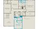 Upstairs floor plan featuring bedrooms, bathrooms, and a loft area at 307 Rockledge Sw Bnd, Powder Springs, GA 30127