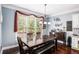 Cozy breakfast nook with large window and coffee bar at 1950 Lancaster Se Dr, Conyers, GA 30013