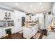 Well-equipped kitchen features a center island, stainless appliances, and ample cabinet space at 1950 Lancaster Se Dr, Conyers, GA 30013