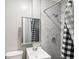 Bathroom with new tile, and shower at 2804 Dearwood Sw Dr, Atlanta, GA 30315
