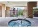 Inviting hot tub with a view of the city, offering a relaxing amenity for residents at 3481 Lakeside Ne Dr # 907, Atlanta, GA 30326
