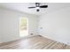 Bedroom with wood flooring and ceiling fan at 4506 Dorset Dr, Decatur, GA 30035