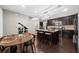 Modern kitchen offers ample counter space, stainless steel appliances, and seating for entertaining at 6088 Holly Park Se Ln, Mableton, GA 30126