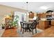 Cozy dining area adjacent to the kitchen, perfect for casual meals at 2384 Allsborough Way, Dacula, GA 30019