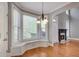 Breakfast nook with window seat and lots of natural light at 3085 Woodbridge Ln, Canton, GA 30114