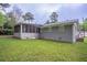 Exterior home view featuring screened porch and a spacious, well-kept backyard at 2038 Thomasville Se Dr, Atlanta, GA 30315