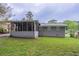 Exterior view showcasing home with screened porch and well-maintained yard at 2038 Thomasville Se Dr, Atlanta, GA 30315