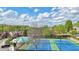 Community amenities view featuring a sparkling pool and tennis courts at 3546 Flycatcher Way, Duluth, GA 30097