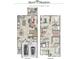 The Dylan floor plan showcases spacious layout of the home with an upper and main level at 847 Pensive Run, Dacula, GA 30019