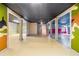 Expansive basement with decorative columns and multiple doorways for versatile use at 206 Towler Dr, Loganville, GA 30052