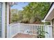 Enjoy the outdoors from the private wood deck with views of the surrounding trees at 2016 River Heights Se Walk, Marietta, GA 30067