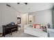 Comfortable living room space adjacent to a bedroom and hall at 2016 River Heights Se Walk, Marietta, GA 30067