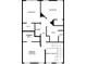 Layout of the second floor, featuring bedrooms, bathrooms, laundry, and a walk-in closet at 331 Parkview Manor Dr, Tucker, GA 30084