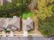 Overhead view of a home with a well-maintained yard surrounded by mature trees at 3892 Trillium Wood Trl, Snellville, GA 30039