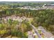 Scenic aerial view of a residential area with lush greenery and a mix of homes at 3892 Trillium Wood Trl, Snellville, GA 30039