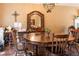 Comfortable dining area with hardwood floors, natural lighting, and rustic furniture at 169 Concorde Dr, Villa Rica, GA 30180