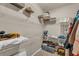 Walk-in closet with ample storage space on shelves at 4336 Yancey Rd, Douglasville, GA 30135