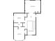 Floor plan featuring Gathering room, bedrooms, bathroom, and staircase to lower level at 5241 Marston Rd, Atlanta, GA 30360