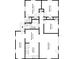 Detailed floor plan showcasing the layout of bedrooms, bathrooms, kitchen, and living areas at 3711 Daisy Dr, Decatur, GA 30032