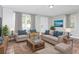 Cozy living room with stylish furniture, plush rug, and decor creating an inviting atmosphere at 3711 Daisy Dr, Decatur, GA 30032