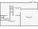 Floor plan of the basement showing the different areas of the space at 3765 Michaels Way, Cumming, GA 30040