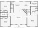 Floor plan of the home showing the location of each room in the house at 3765 Michaels Way, Cumming, GA 30040