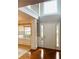 Welcoming entryway with hardwood floors and staircase, providing a bright entrance at 2896 Spence Ct, Dacula, GA 30019
