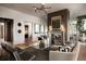 Bright living room with a modern fireplace, stylish decor, and an open concept design at 1016 Wildwood Ne Rd, Atlanta, GA 30306