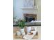 Close up of the kitchen counter showing modern decor, accessories, and an indoor plant at 3711 Spinnaker Cir, Alpharetta, GA 30005