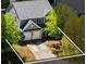 Aerial view of house with driveway outlined at 512 Watercress Dr, Woodstock, GA 30188
