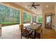 Covered patio offers generous space for dining and lounging, seamlessly blending indoor and outdoor living at 1010 Lake Shore Overlook, Alpharetta, GA 30005