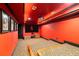 This home theater has a projector, and plenty of room to stretch out for movie night at 1010 Lake Shore Overlook, Alpharetta, GA 30005