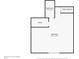 Floor plan featuring dimensions for the second floor including a bedroom, bathroom, and closet at 2964 Anderson Se Cir, Smyrna, GA 30080