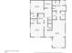 Floor plan featuring dimensions for the second floor including bedrooms, laundry, and bathrooms at 2964 Anderson Se Cir, Smyrna, GA 30080