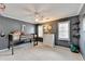 bedroom with a bunk bed, white trim, neutral carpet, and two windows at 3045 Hartridge Dr, Johns Creek, GA 30022