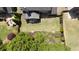 Aerial view of the home's large backyard at 622 Rocky Creek Pt, Woodstock, GA 30188