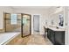 Luxurious main bathroom boasts a shower, soaking tub and vanity at 622 Rocky Creek Pt, Woodstock, GA 30188