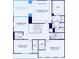 Upstairs floor plan with bedrooms, bathrooms, closets, laundry, and gameroom/sitting room at 1636 Tide Mill Rd, Cumming, GA 30040