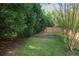 A well-maintained backyard has a built-in trampoline, offering recreation and entertainment at 415 Eldridge Dr, Suwanee, GA 30024