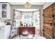 Charming kitchen nook with a bay window, perfect for casual dining at 4247 Windward Ln, Norcross, GA 30093