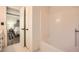 The bathtub is separate from the sink and is ready for your morning or night at 3664 Bonnie Glenn Ln, Tucker, GA 30084